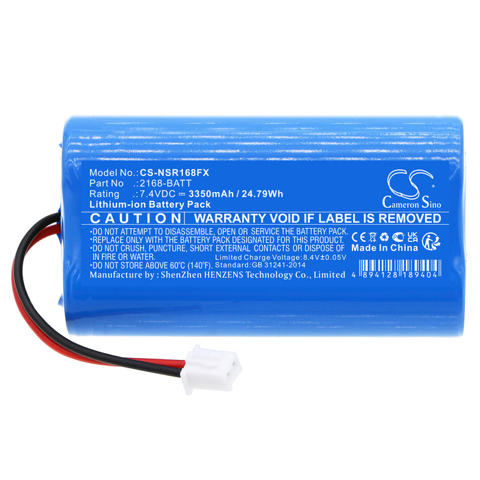 Nightstick NSR-2168 3350mAh Flashlight Replacement Battery
