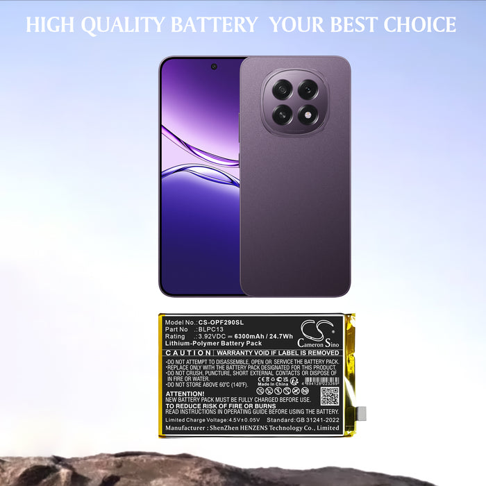 Oppo F29 5G Mobile Phone Replacement Battery