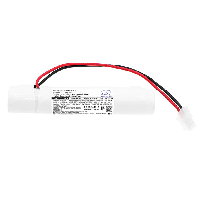 Schneider 58983 TD310333 OVA58983 786966 58333 OVA58333 MGN9018 Emergency Light Replacement Battery