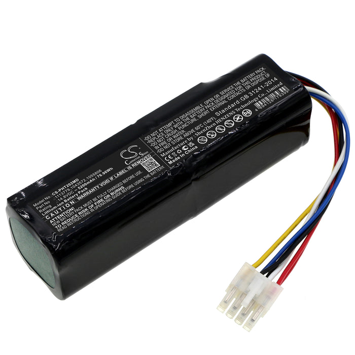 Philips Respironics REF 1043572 Respironics Ultrafill Oxygen T Trilogy 202 5200mAh Medical Replacement Battery