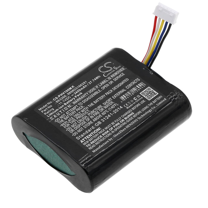 Philips moniteur portable SureSigns VM Monitor VS1 Monitor VS2 SureSigns VM1 portable monitor SureSigns VS2+ Vital 3400mAh Medical Replacement Battery