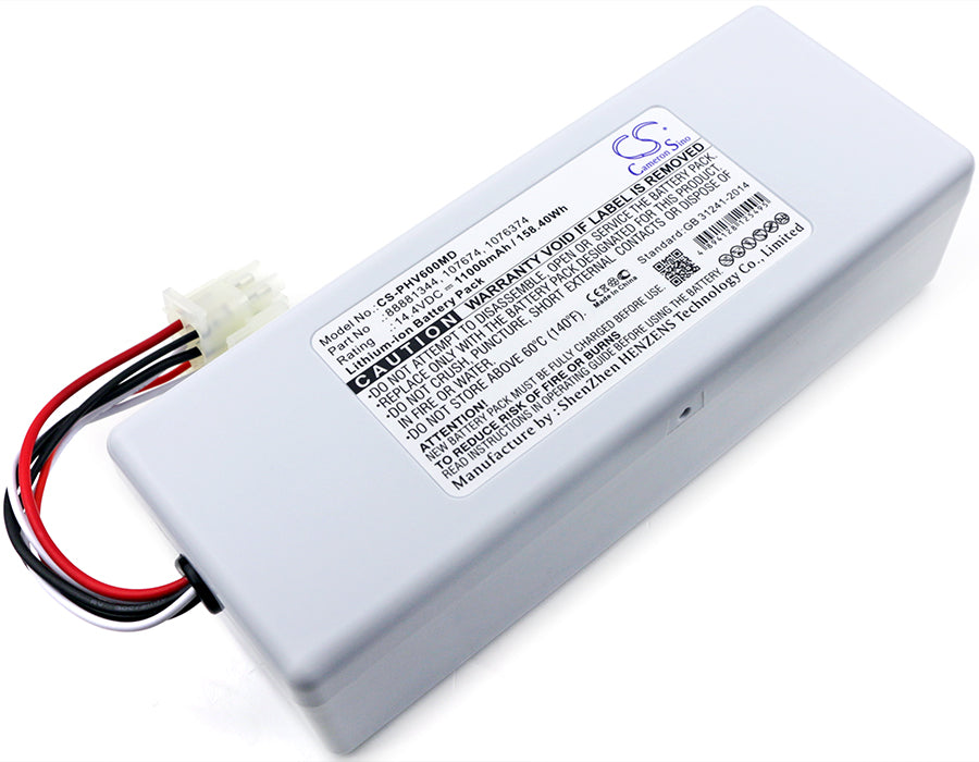 Philips Respirateur V60 Respirateur V60S Respironics V60 Respironics V60S 11000mAh Medical Replacement Battery