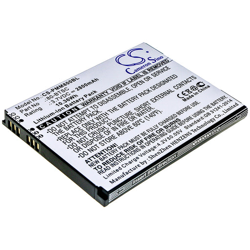 Point Mobile PM80 Barcode Replacement Battery