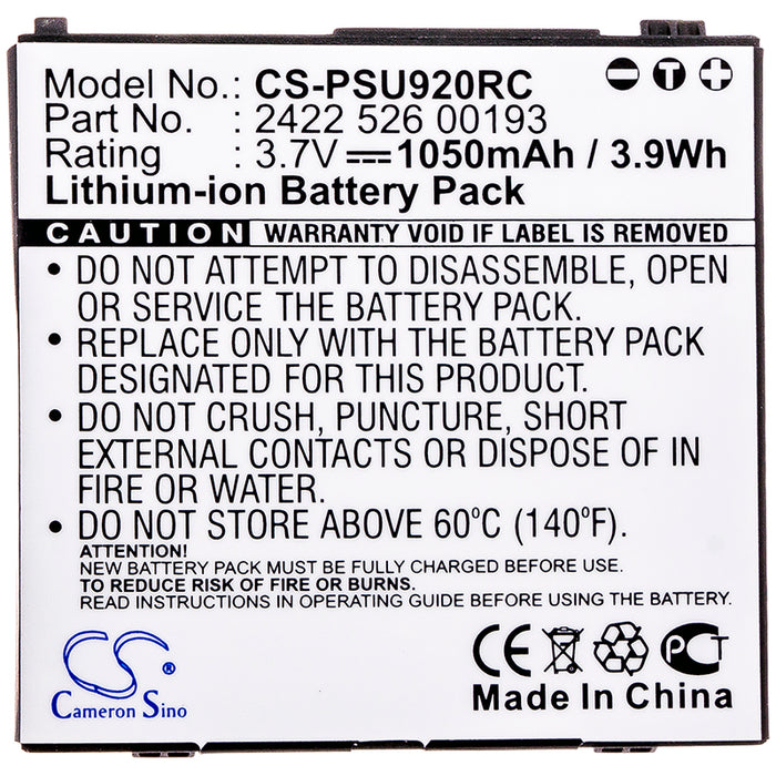 Philips Pronto TSU-9200 Pronto TSU9200 37 TSU9200 TSU920037 Remote Control Replacement Battery