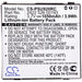 Philips Pronto TSU-9200 Pronto TSU9200 37 TSU9200 TSU920037 Remote Control Replacement Battery