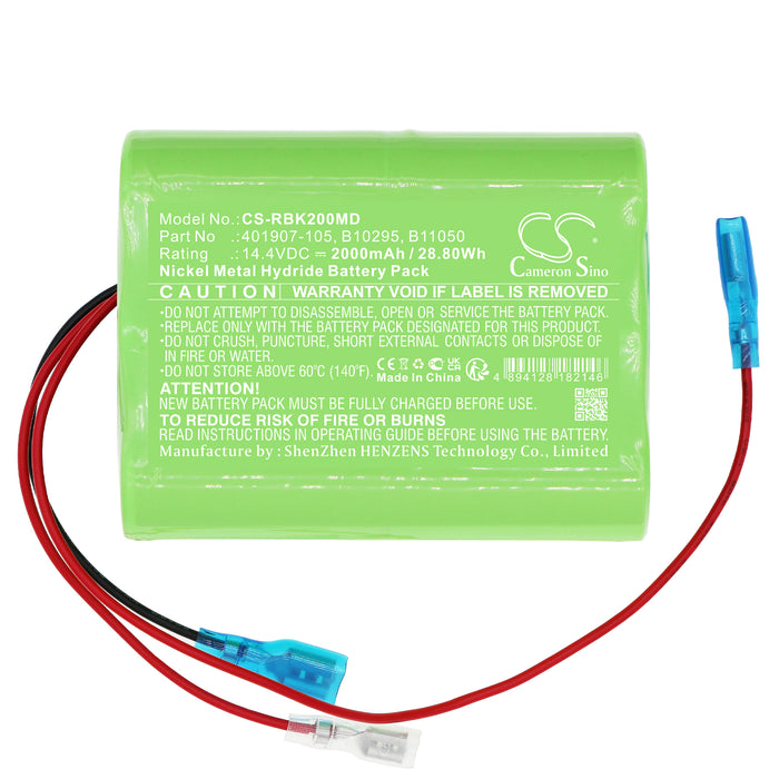Rauland Borg BK2000 Nurse Call Responder III Medical Replacement Battery