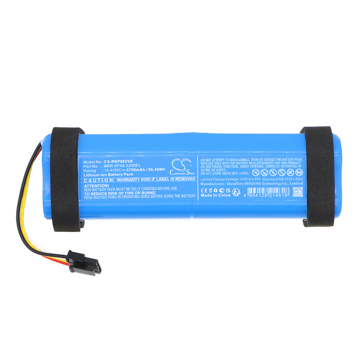 Roborock A8600RR P10 Pro Q5 Pro Q5 Pro + Q50ULE Q5 Pro+ Q5 2 Q5+ 6700mAh Vacuum Replacement Battery