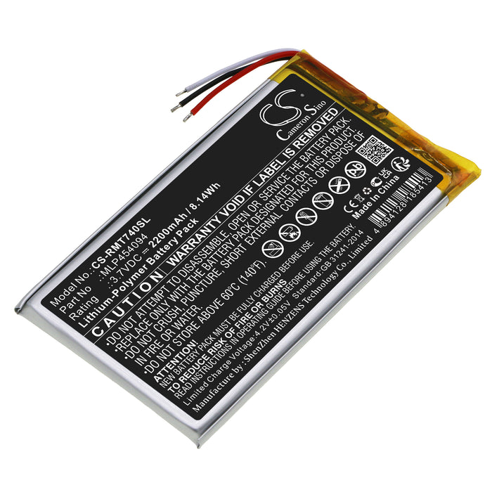 Rand McNally TND-740 GPS Replacement Battery