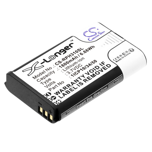 Rotronic HygroPalm HP31, HygroPalm HP32, HygroPalm HP6, HygroPalm HP7, HygroPalm HP7-2 Survey Multimeter and Equipment Replacement Battery
