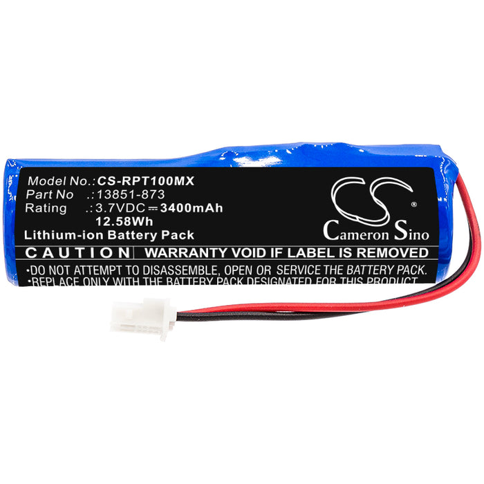Reichert EPG-1446 PT100 Tonometer 3400mAh Medical Replacement Battery