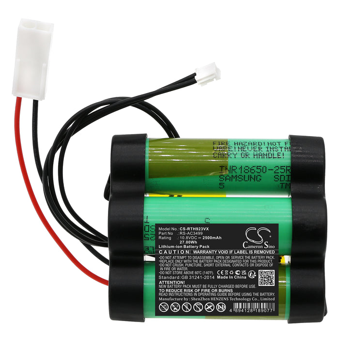 Rowenta AC923501 AC923501 9A0 AC923501 9AA Vacuum Replacement Battery