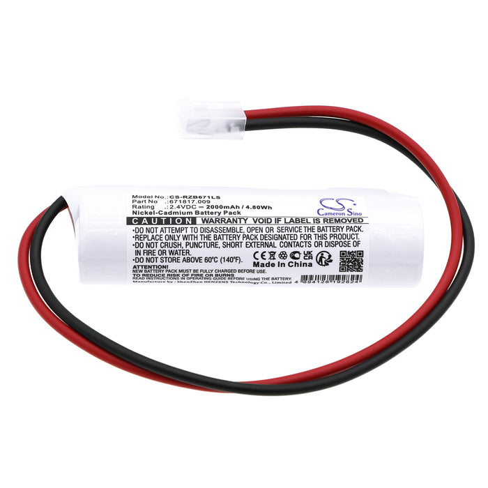 RZB 671817.009 Emergency Light Replacement Battery