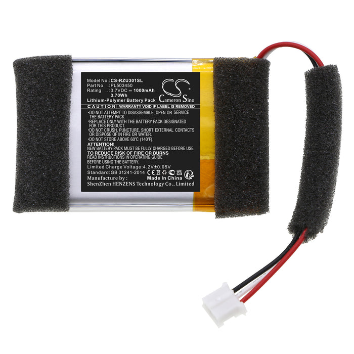 Razer Nari Ultimate RZ04-02670100-R3U1 RZ04-02670100-R Headphone Replacement Battery