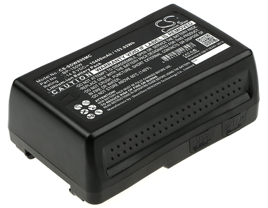 MEGA SPEED HIGH SPEED VIDEO CAMERA 10400mAh Camera Replacement Battery