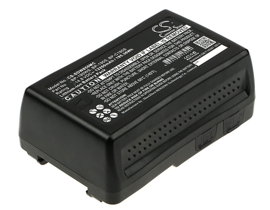 MEGA SPEED HIGH SPEED VIDEO CAMERA 13200mAh Camera Replacement Battery