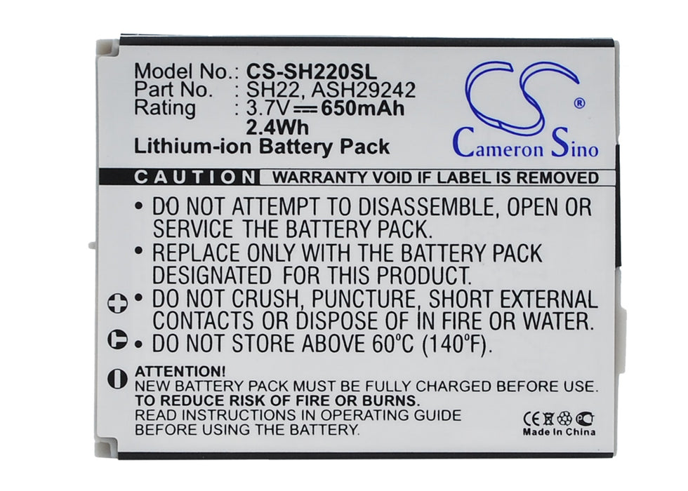 Sharp SH-06A SH-07A Mobile Phone Replacement Battery