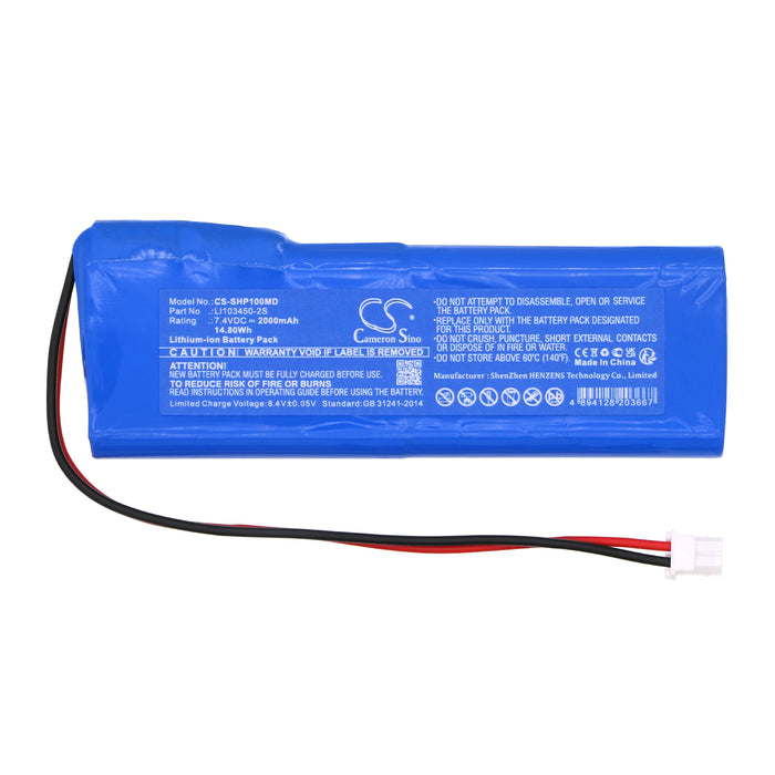 Shark Argus OXM C Care Vision HP100 Medical Replacement Battery