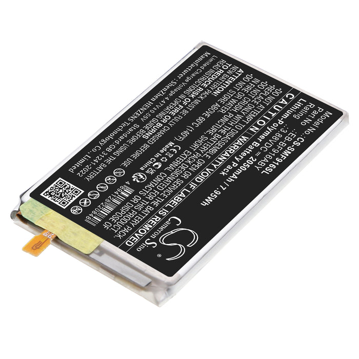 Samsung Galaxy W21 5G Galaxy Z Fold2 Galaxy Z Fold2 UW 5G M-F916U1 SCG05 SM-F9160 SM-F916A SM-F916B SM-F916J  2050mAh Mobile Phone Replacement Battery