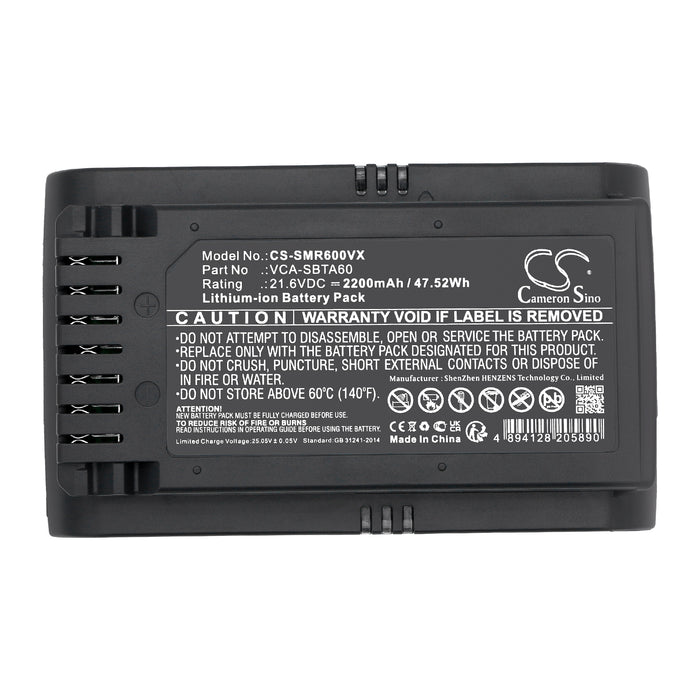Samsung Jet 60 VS15A6031R7 AA VS15A6031N5 AA VS15A6032R7 AA VS15A6031R1 EE Jet 60 Flex Vacuum Replacement Battery