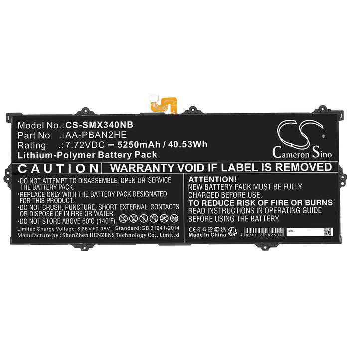 Samsung Galaxy Book Go,XE340xda-ka1it,XE340XDA-KA3US-RB,XE340XDA-KA1US,XE340XDA-KA3 Laptop and Notebook Replacement Battery