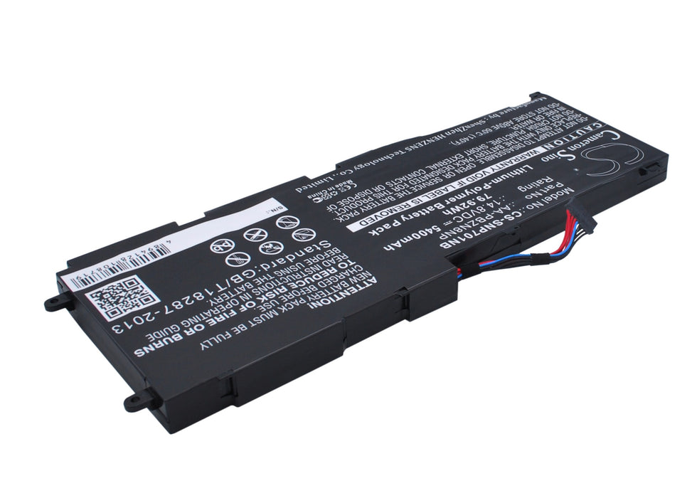 Samsung NP-700,NP700Z7C,NP-700Z5B,NP-700z,NP-700Z5C,NP700Z5A-S01,NP700Z7C-S02AT,NP700Z5A-S02DE,NP770Z7E-S03DE, Laptop and Notebook Replacement Battery