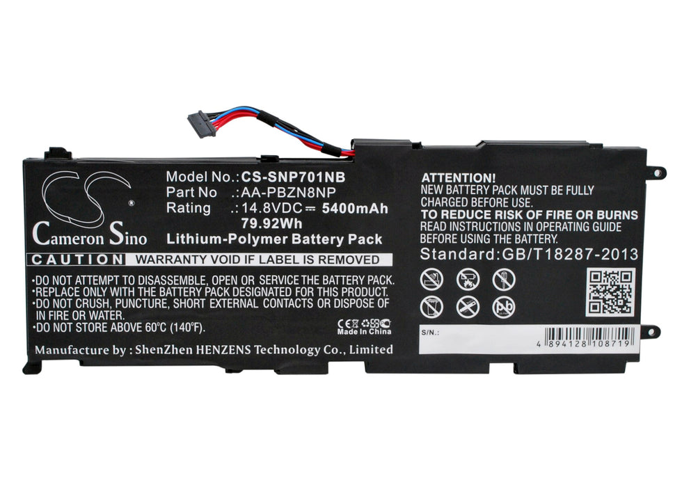 Samsung NP-700,NP700Z7C,NP-700Z5B,NP-700z,NP-700Z5C,NP700Z5A-S01,NP700Z7C-S02AT,NP700Z5A-S02DE,NP770Z7E-S03DE, Laptop and Notebook Replacement Battery