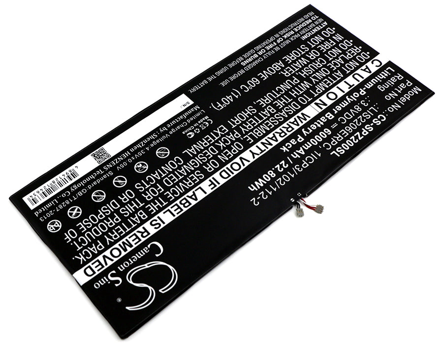 Sony Xperia Tablet Z2,Xperia Tablet Z2 TD-LTE,SOT21,Castor,SGP551,SGP521,SGP511,SGP541,SGP512,SGP561 Tablet Replacement Battery