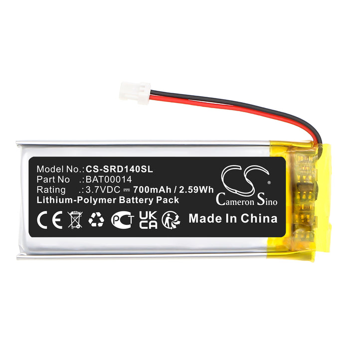 Cardo Packtalk Edge Headphone Replacement Battery