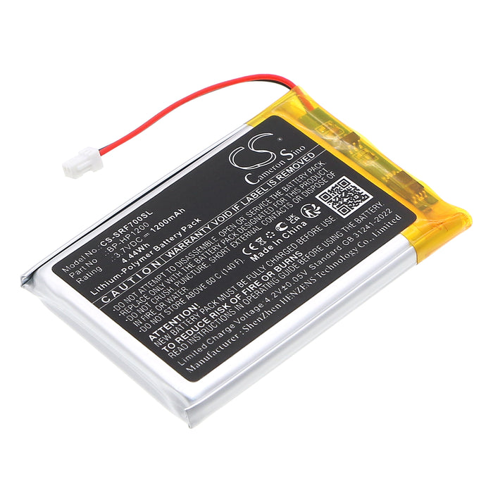 Sony MDR-DS7000 MDR-RF7000 MDR-RF7100 Headphone Replacement Battery