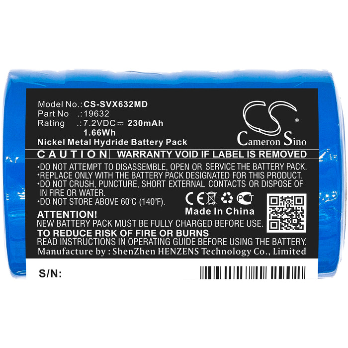 Servox 14266 19632 D45N7 Digital XL Speech Speech Medical Replacement Battery