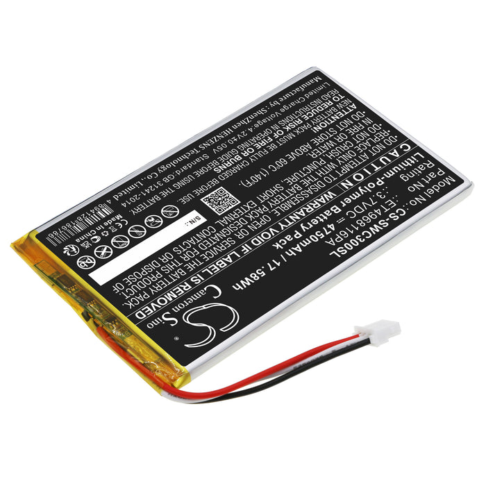 Swing Caddie SC300 SC300 Portable Golf Launch Monitor &amp Trainer GPS Replacement Battery