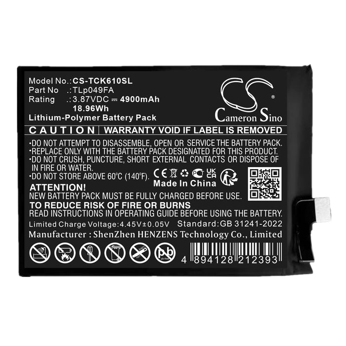 Sharp 40 SE T610E2 T610K T610K2 Mobile Phone Replacement Battery