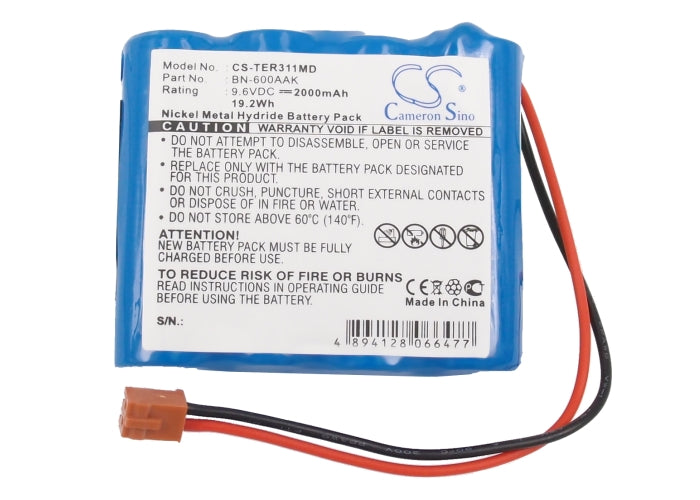 Terumo Syringe PUMP TE311 Syringe PUMP TE311 2 Syringe PUMP TE-312 Syringe PUMP TE-331 Syringe PUMP TE-332 TE-312 TE-331 T Medical Replacement Battery