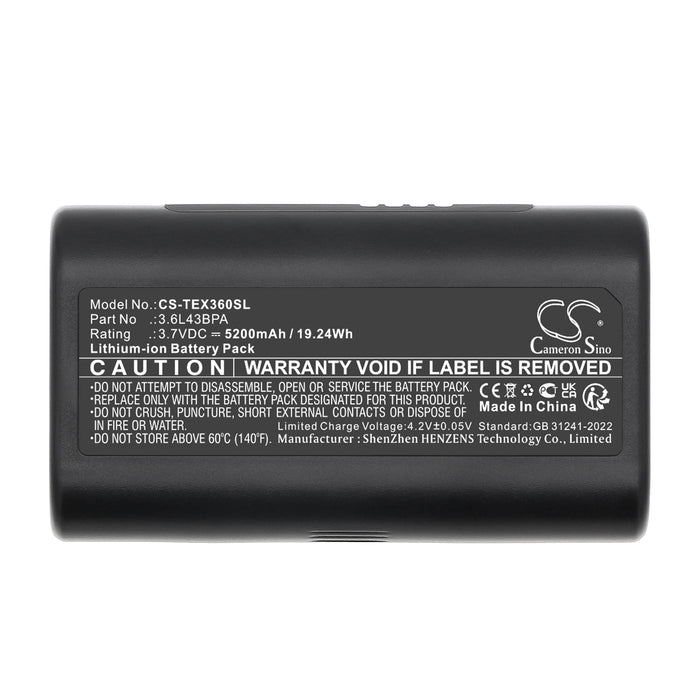 Texas Instruments TI-Navigator 5200mAh Survey Multimeter and Equipment Replacement Battery
