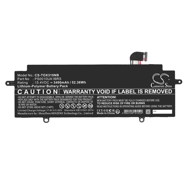 Dynabook Portege X30W-K-101 Portege X30W-K-10W Portege X30W-K-11Z Portege X30W-K-13H Portege X30W-J-10Z Porteg Laptop and Notebook Replacement Battery