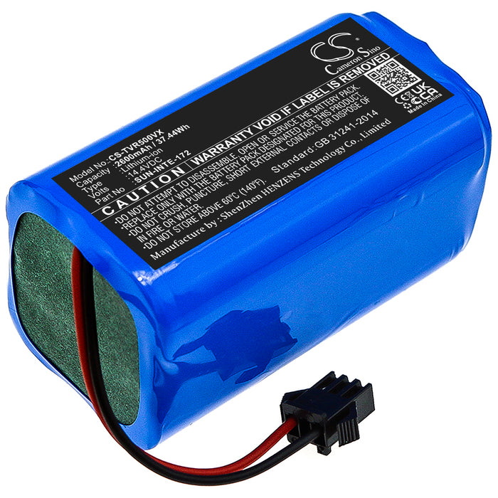 Bagotte BG600 Robotic Vacuum Cleaner,BG600,BG600 MAX,BG700,BG750 Vacuum Replacement Battery