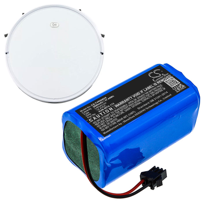 Bagotte BG600 Robotic Vacuum Cleaner,BG600,BG600 MAX,BG700,BG750 Vacuum Replacement Battery