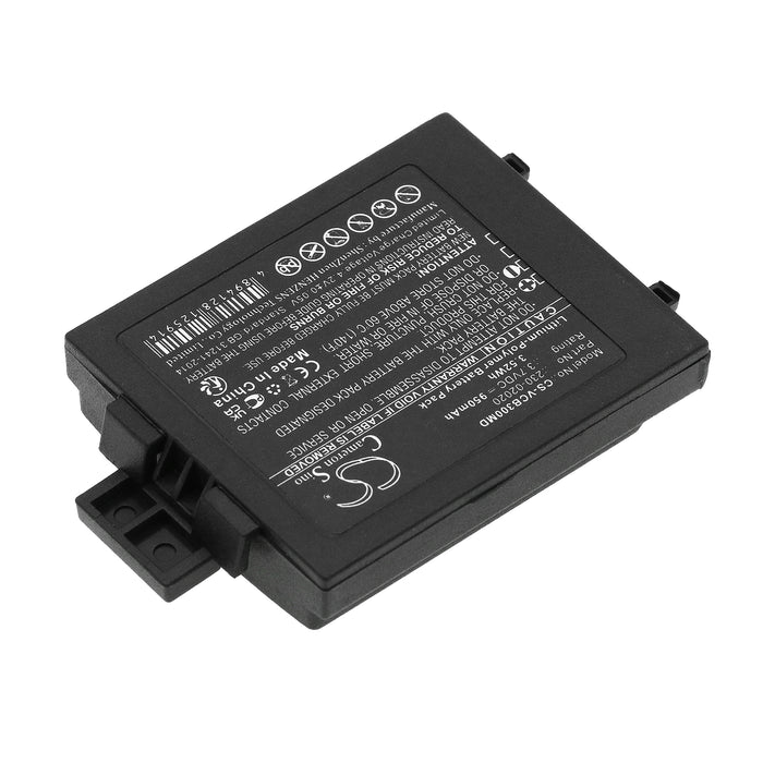 Vocera B3000E B3000N Communications Badge B3000 950mAh Black Medical Replacement Battery