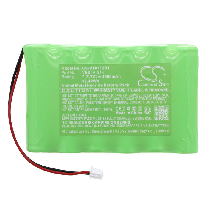 Vesta hybrid power plants VESTA-111-NIMH VESTA-112-NIMH VESTA-113-NIMH Alarm Replacement Battery