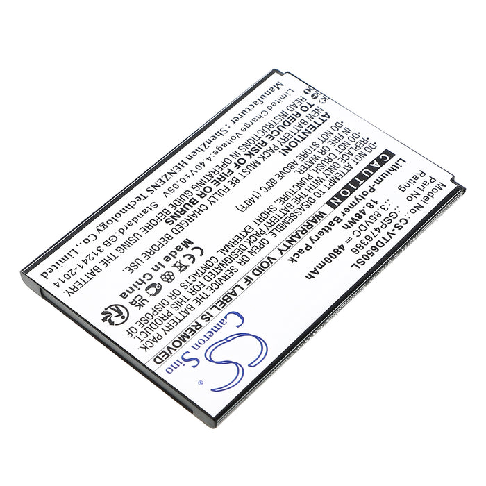 Verizon HD65Plus HD65 + Mobile Phone Replacement Battery