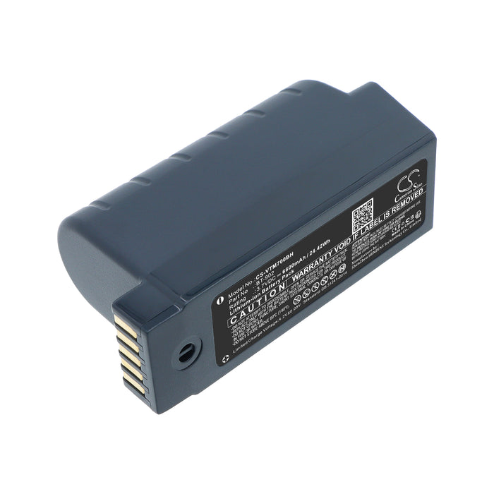Honeywell Voice A700x,Voice A700 6600mAh Black Barcode Replacement Battery