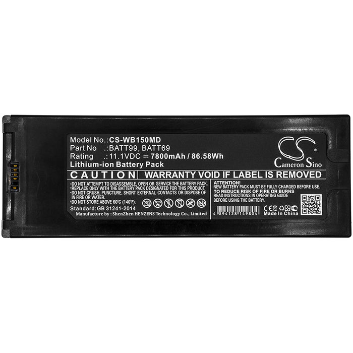 Welch-Allyn Connex 6000 Vital Signs Monito Connex Spot Connex Spot Vital Signs 7100 Connex Spot Vital Signs 7300 C 7800mAh Medical Replacement Battery