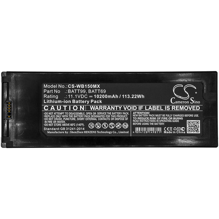 Welch-Allyn Connex 6000 Vital Signs Monito Connex Spot Connex Spot Vital Signs 7100 Connex Spot Vital Signs 7300  10200mAh Medical Replacement Battery