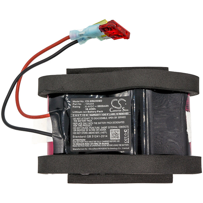 Welch-Allyn CP100 CP1OO CP200 CP200 ECG CP2OO Medical Replacement Battery