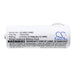 Cardinal Medical CJB-191 Medical Replacement Battery