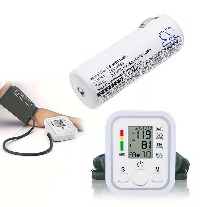 Siemens Opthalmoscope Pre-Vista CJB-191 77mm Medical Replacement Battery