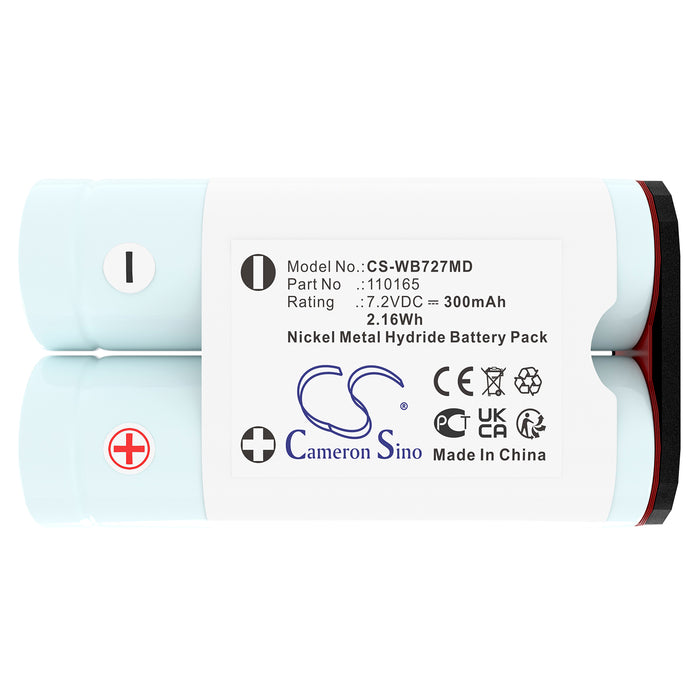 Welch-Allyn MT1 MicroTymp 1 Medical Replacement Battery