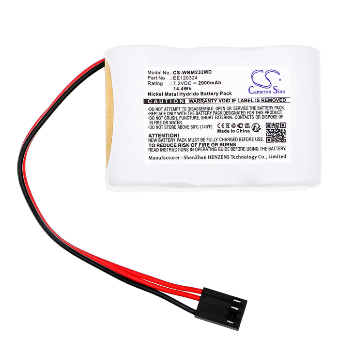 Welch-Allyn GSI 17 AM 232 Medical Replacement Battery