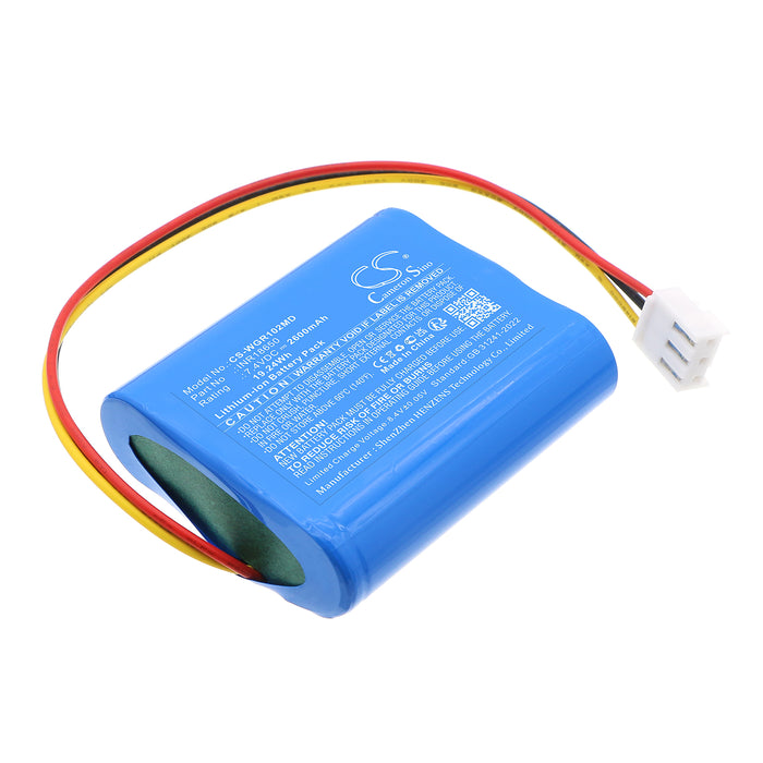 WEGO WGI-1020 Medical Replacement Battery
