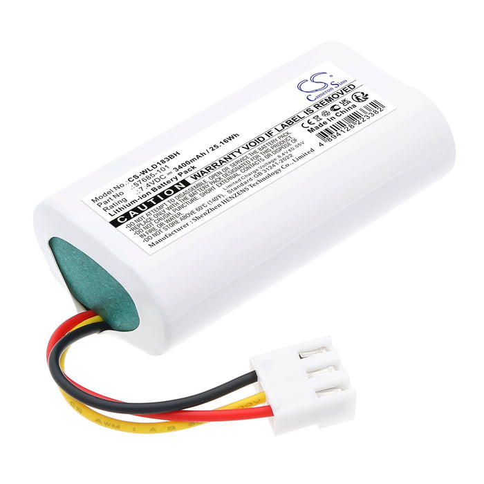 Winland D-011-0183,EnviroAlert Professional EAPro Gateway,EAPro-GTWY 3400mAh Alarm Replacement Battery